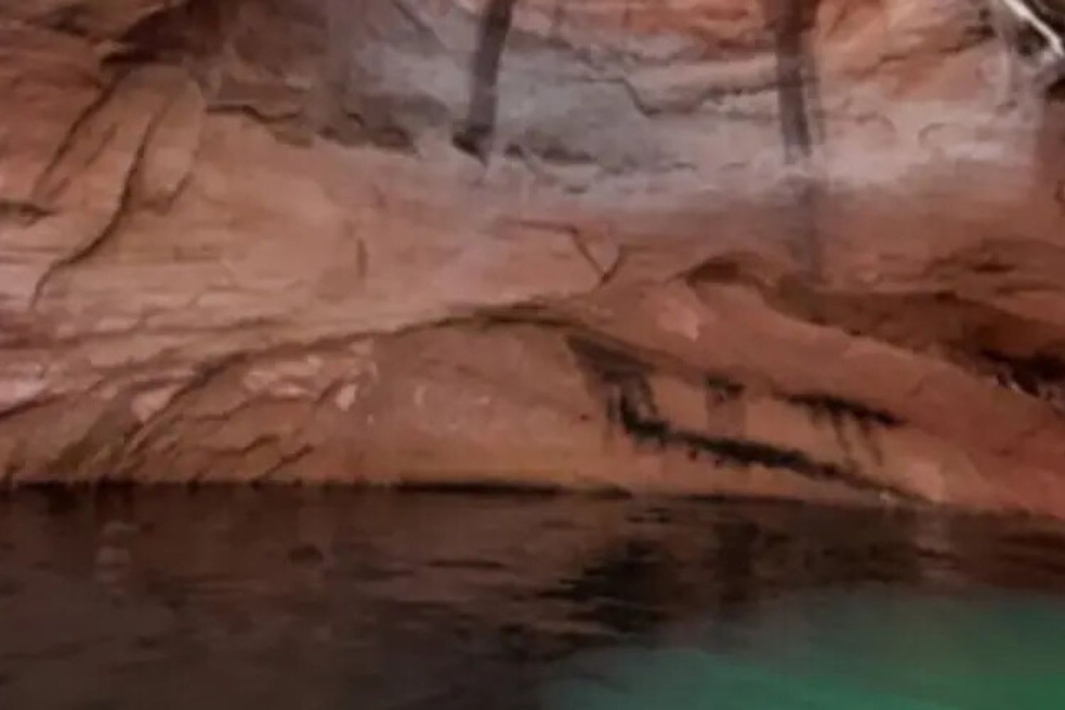 Il doppio arco prima del crollo