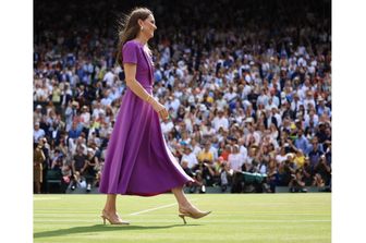 La principessa del Galles, il 14 luglio scorso, al torneo di tennis di Wimbledon