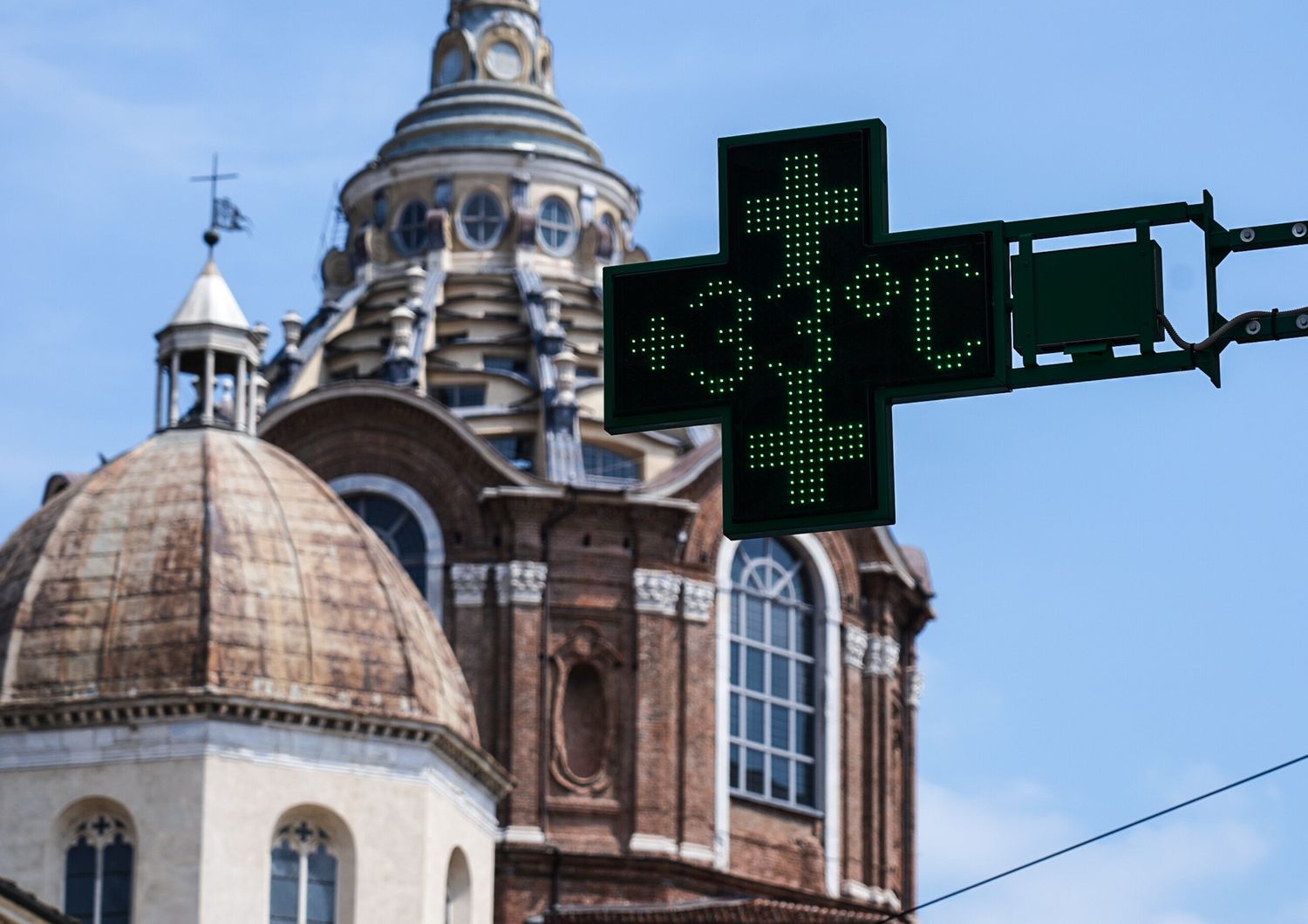 La temperatura registrata a Torino alcuni giorni fa