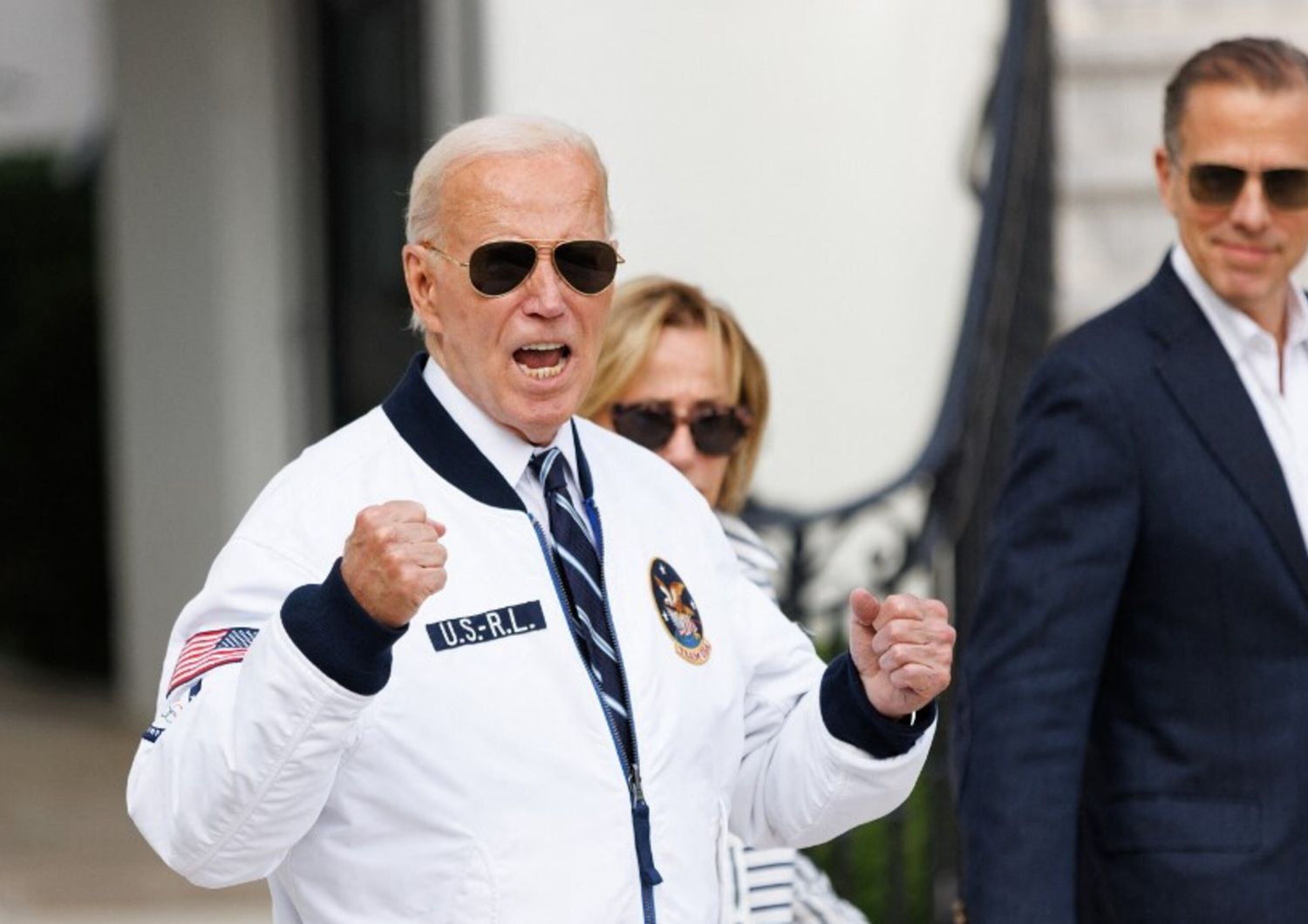 Biden con il figlio Hunter