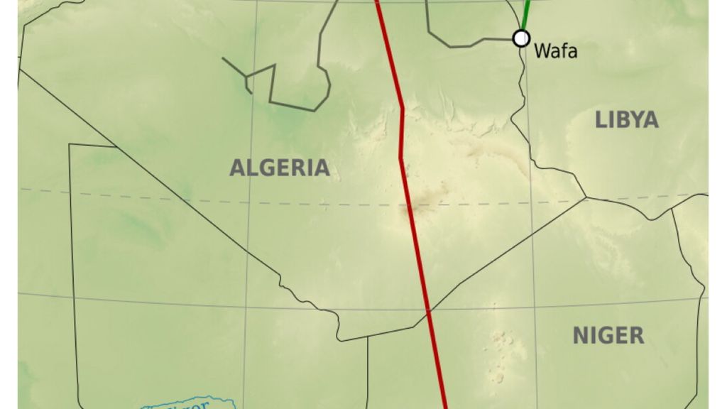 Le Trans-Saharan Gas Pipeline (Tsgp) vise à transporter le gaz naturel des champs pétroliers du Nigeria – de Wari sur le fleuve Niger - vers l'Algérie, en passant par le Niger, d'où il sera ensuite acheminé vers l'Europe.