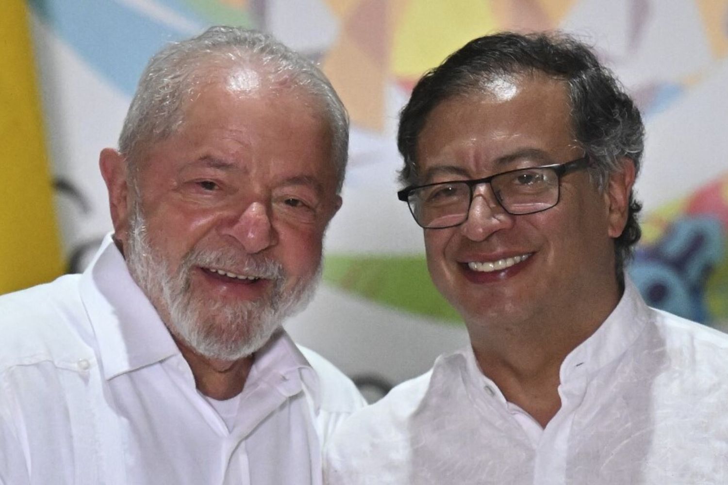 Il presidente brasiliano Lula (a sinistra) e quello colombiano Petro