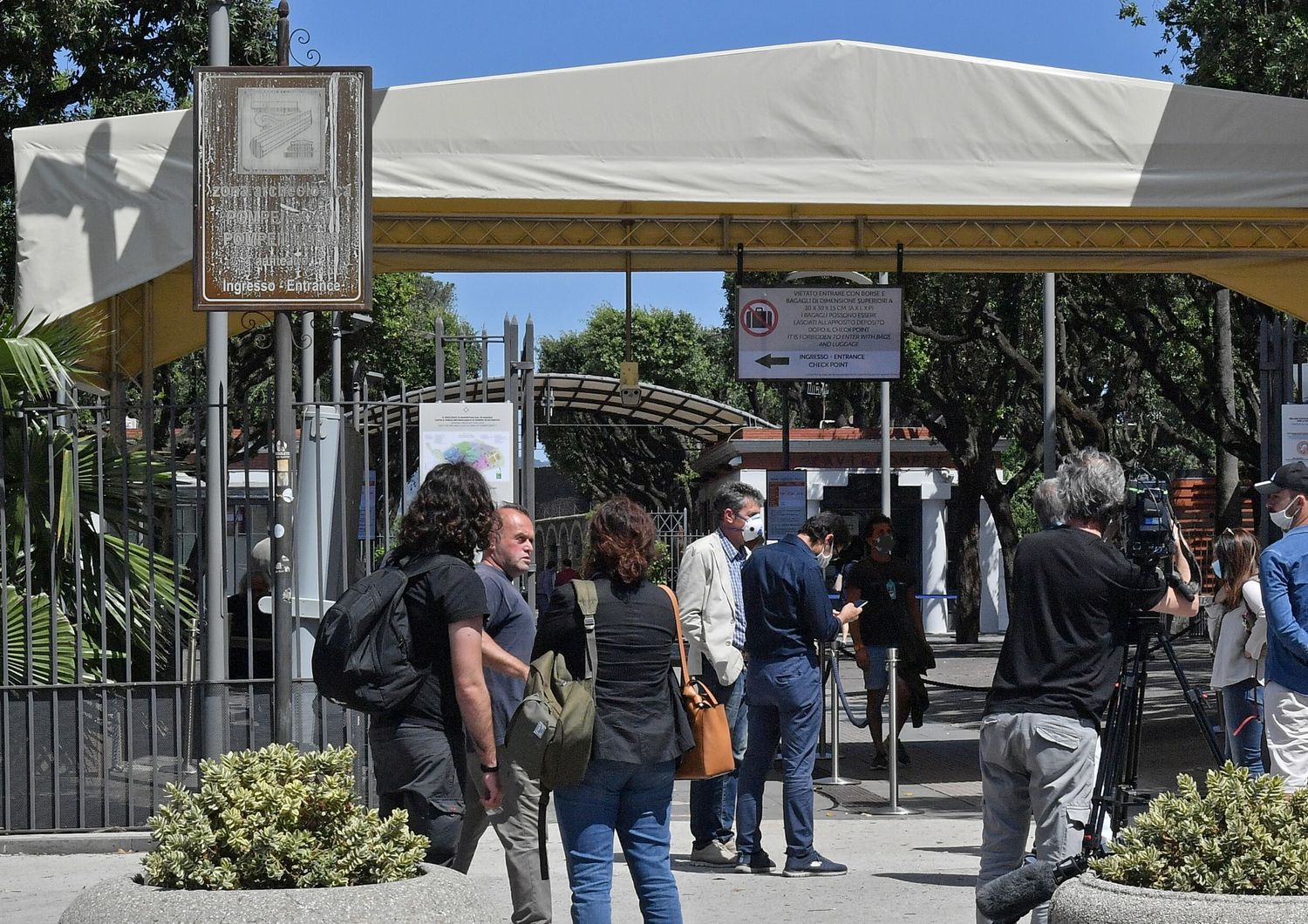 L'ingresso del Parco Archeologico di Pompei