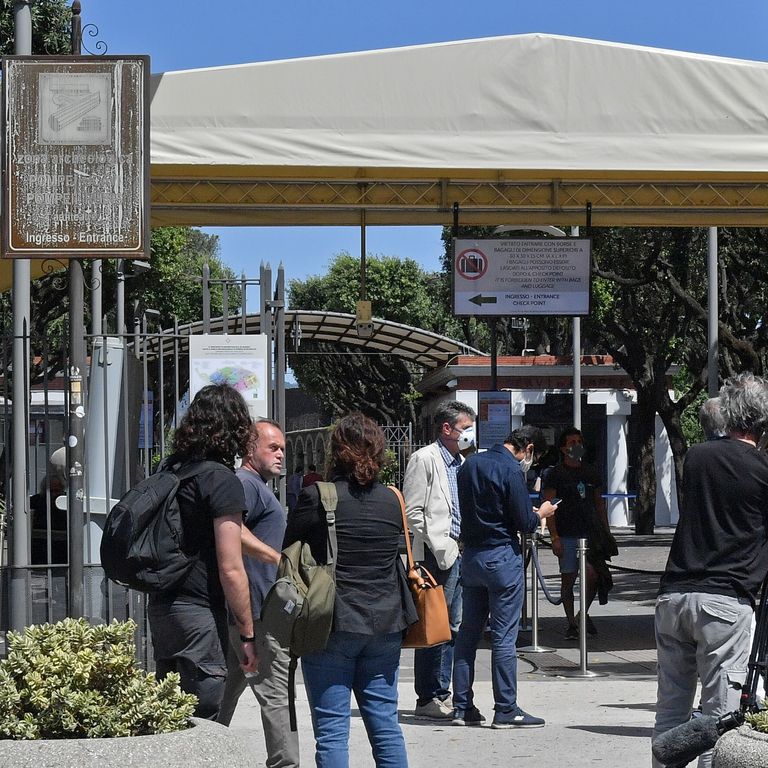 L'ingresso del Parco Archeologico di Pompei