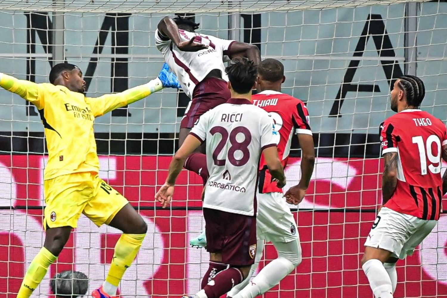 Il gol del momentaneo 0-2 firmato da Zapata