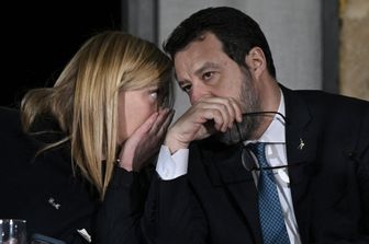 Giorgia Meloni e Matteo Salvini