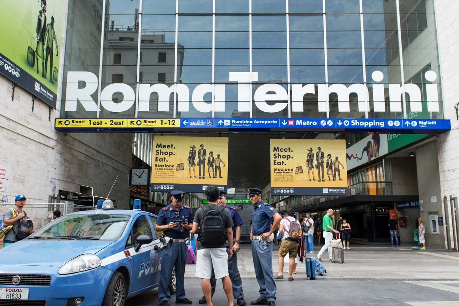 Polizia ferroviaria stazione Termini