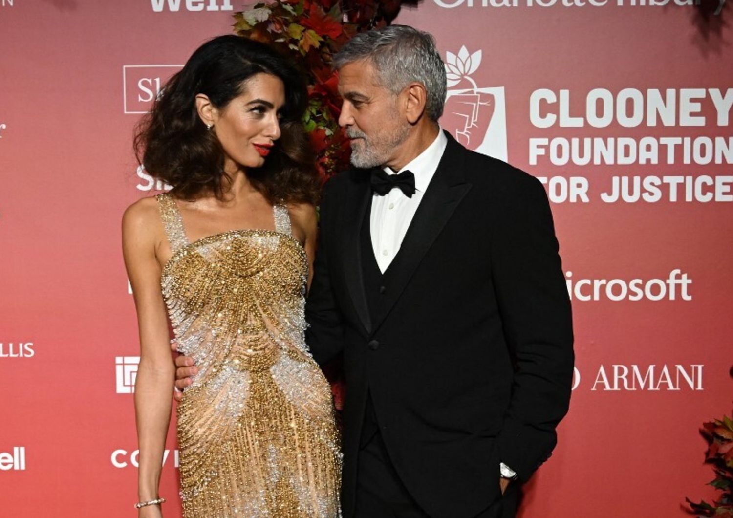 George Clooney e sua moglie Amal