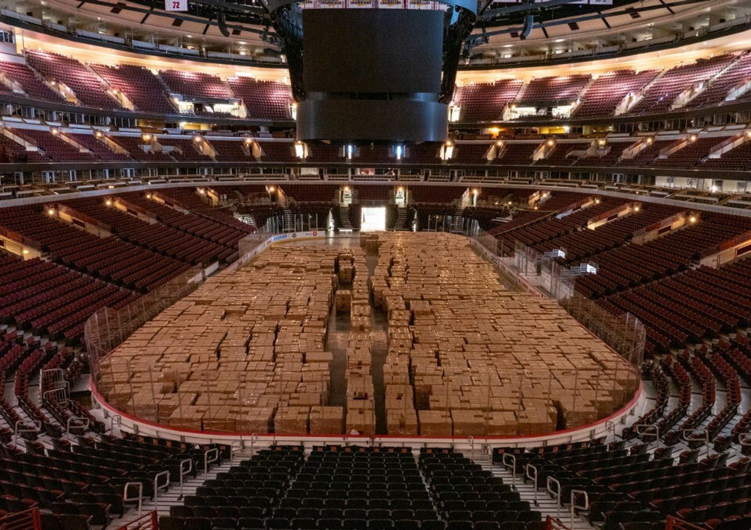 La United Arena di Chicago, Illinois