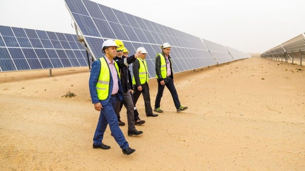 Centrale photovoltaïque ENI à  Tataouine (Tunisie)