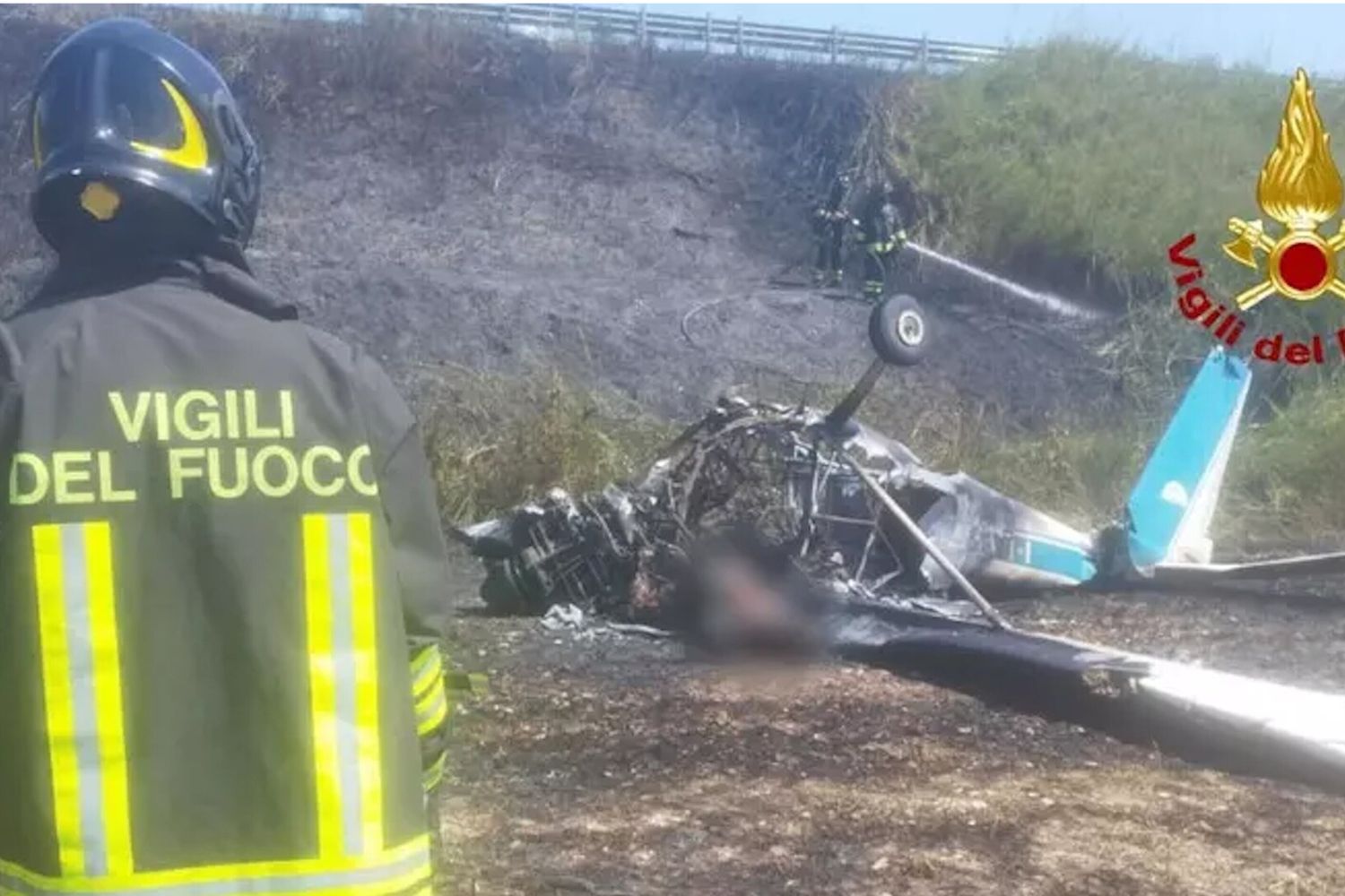 L'ultraleggero precipitato a Terni