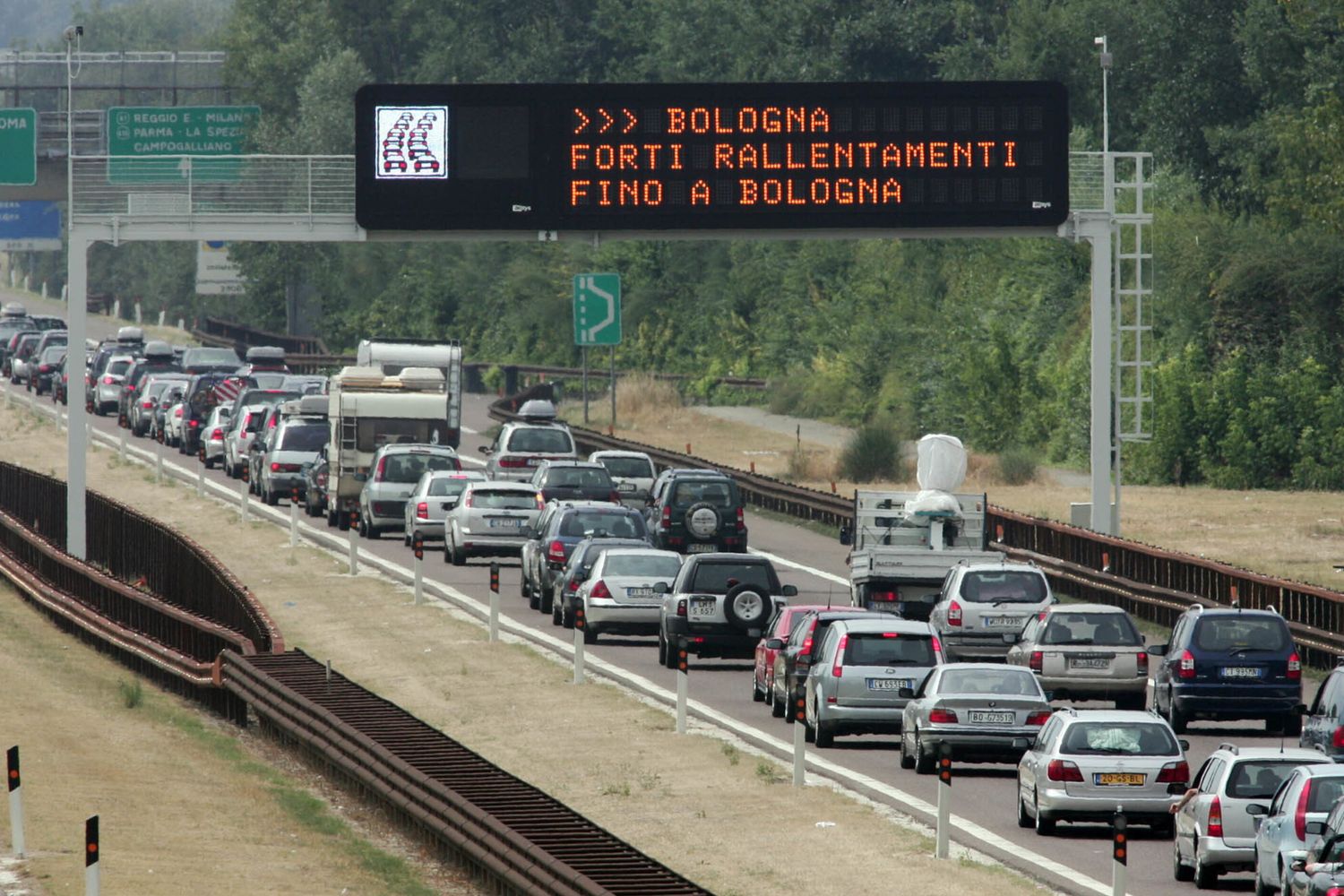 Traffico in autostrada