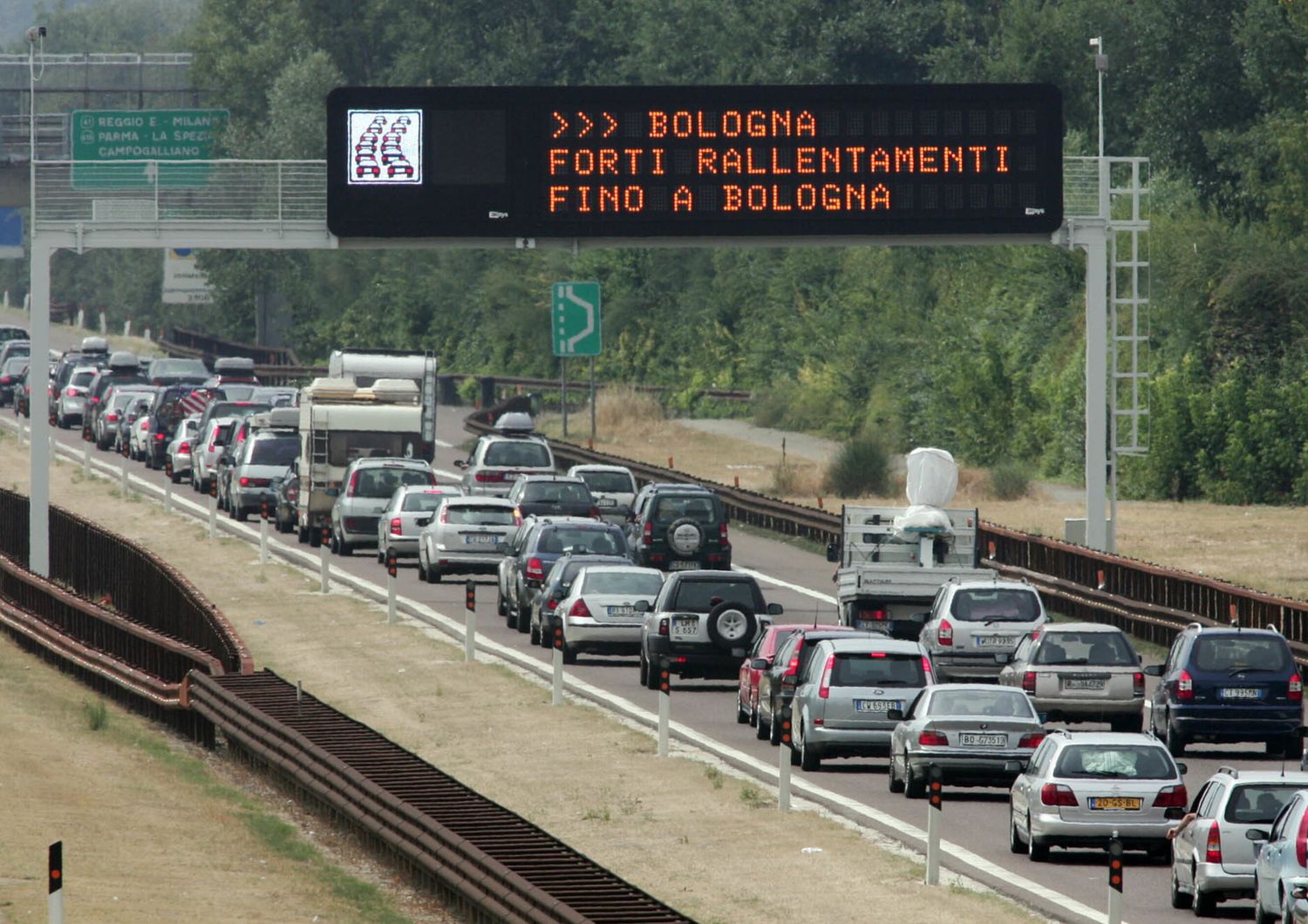 Traffico in autostrada