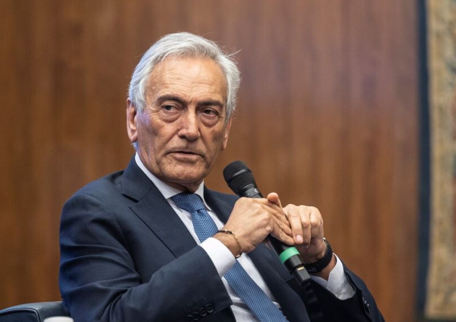 Il presidente della Figc Gabriele Gravina