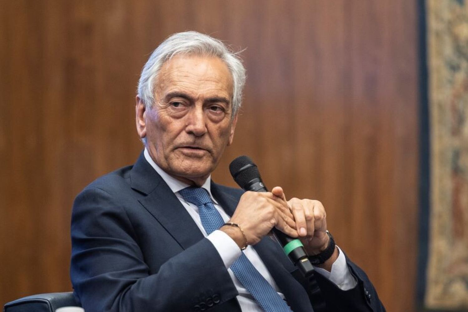 Il presidente della Figc Gabriele Gravina