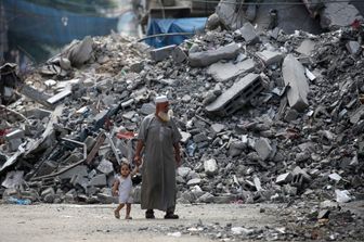 Macerie e distruzione nella Striscia di Gaza