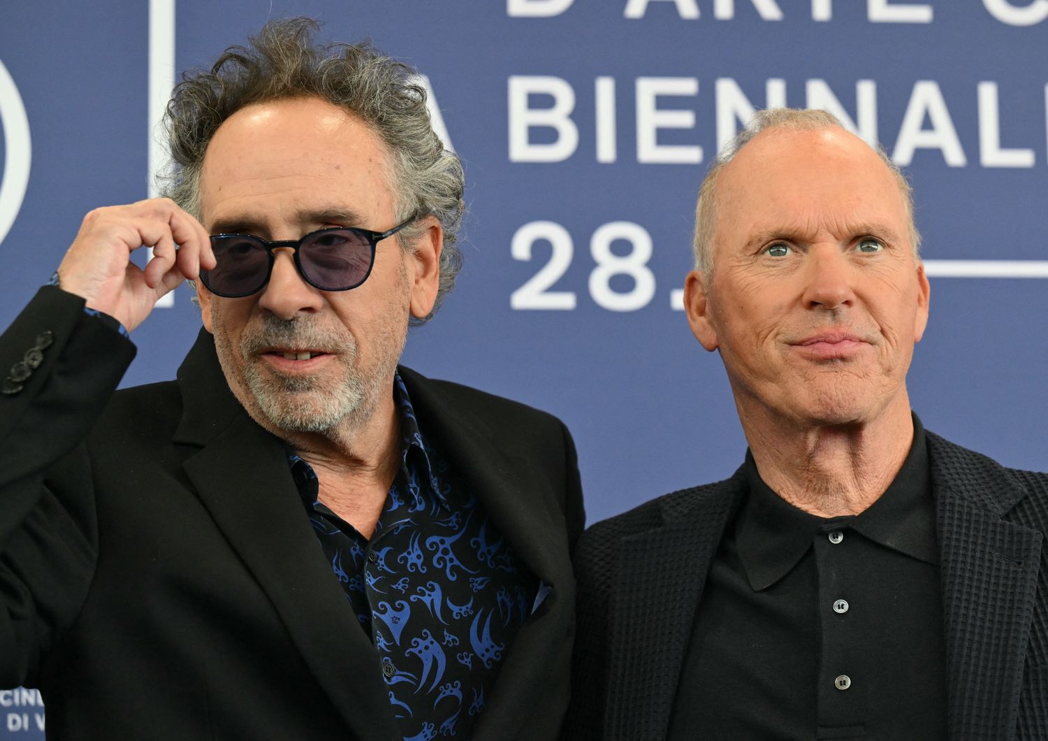 Tim Burton e Michael Caine