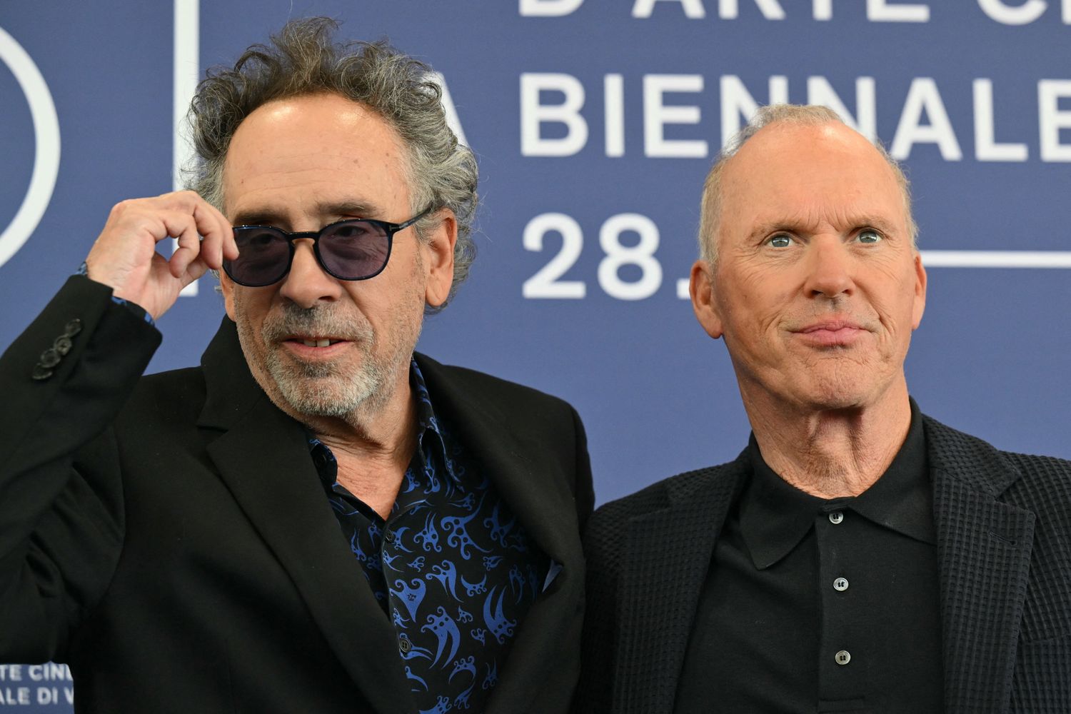 Tim Burton e Michael Caine