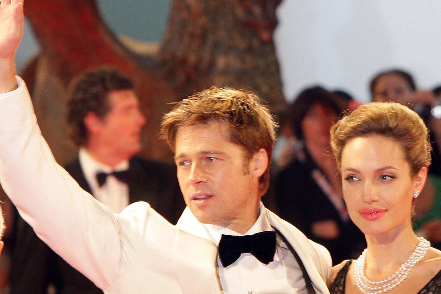 Angelina Jolie e Brad Pitt a Venezia nel 2007