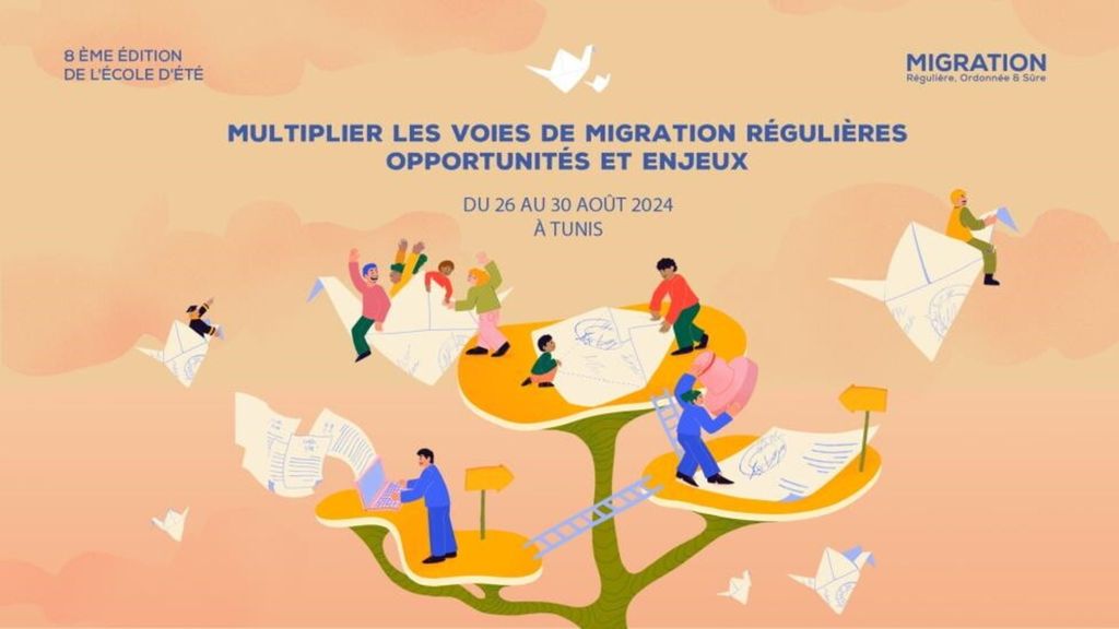 Bannière de la Summer School sur la migration, édition 2024