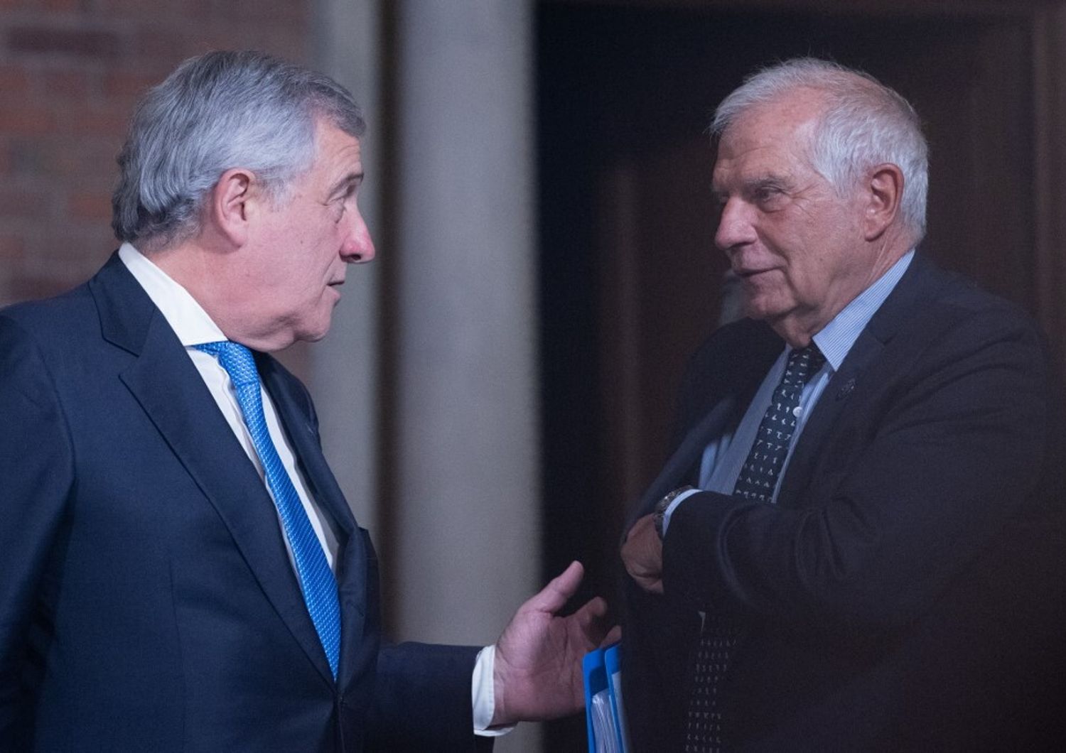 Antonio Tajani e Josep Borrell