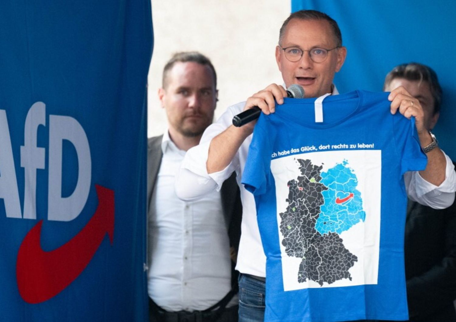 Tino Chrupalla, AfD federal chairman and leader of the AfD parliamentary