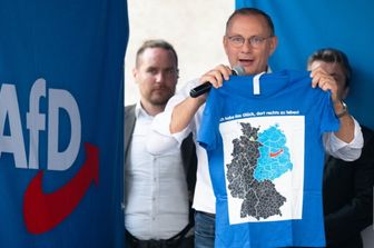 Tino Chrupalla, AfD federal chairman and leader of the AfD parliamentary