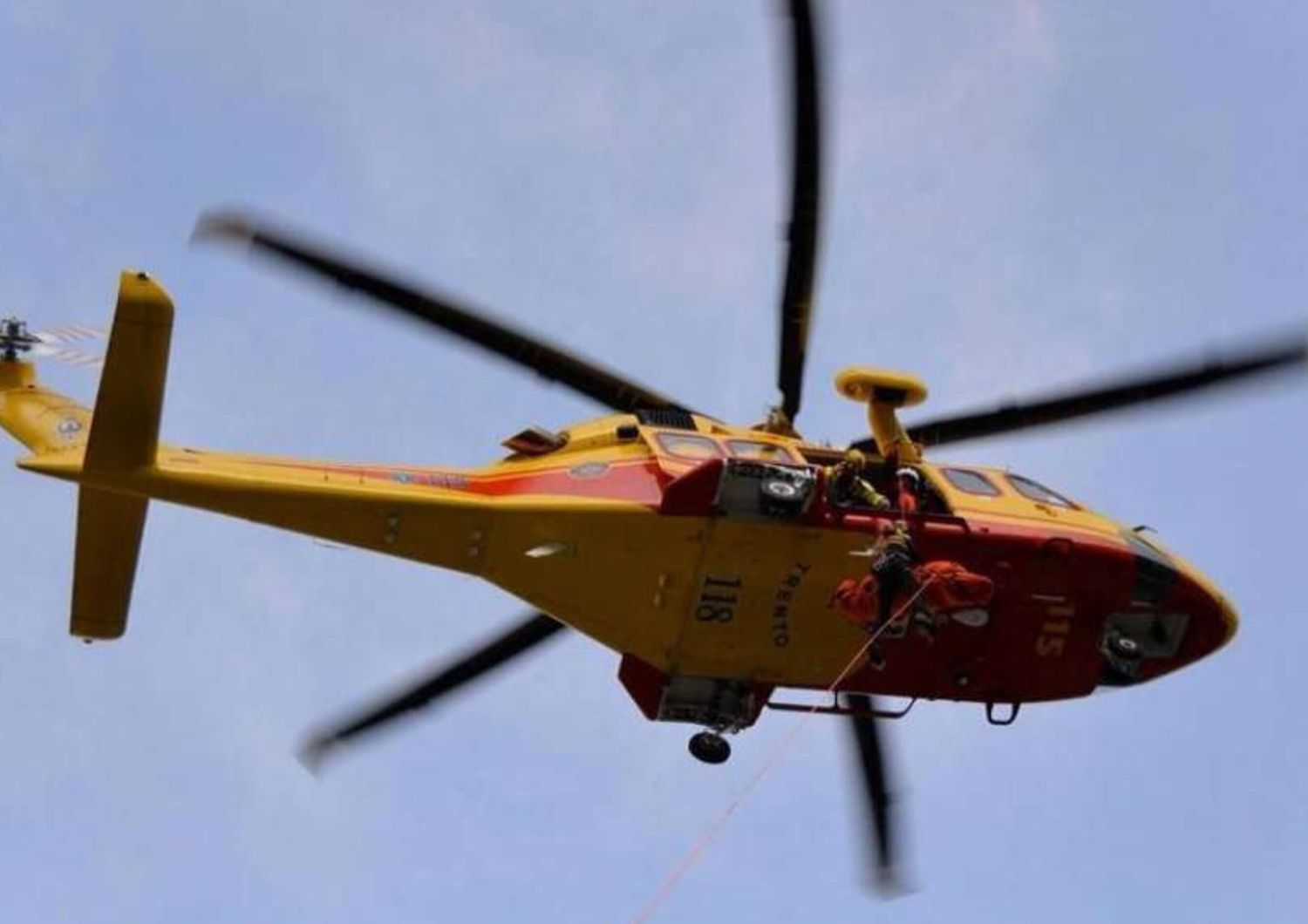 soccorso alpino elicottero