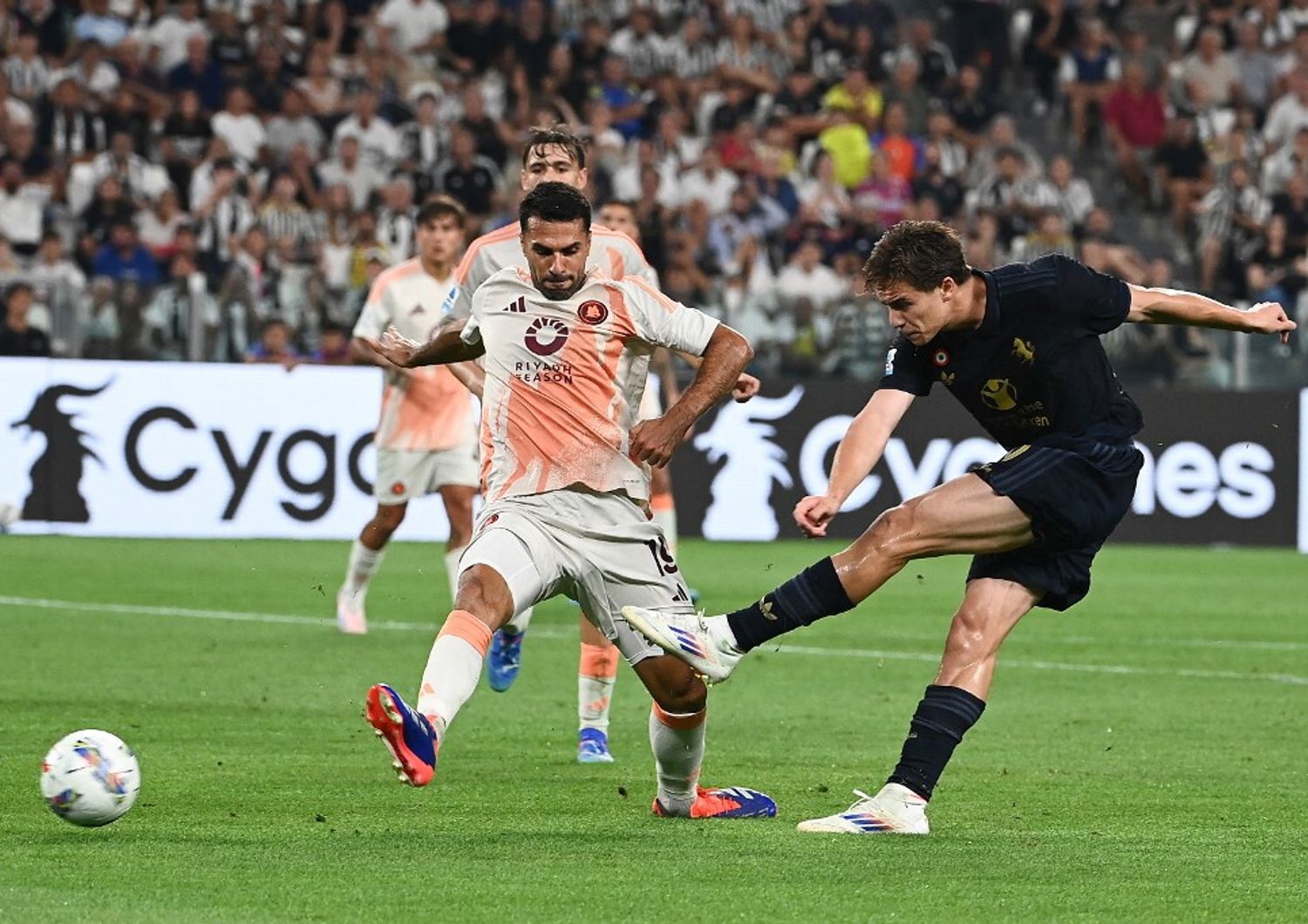 calcio juventus roma pareggio poche emozioni allo stadium