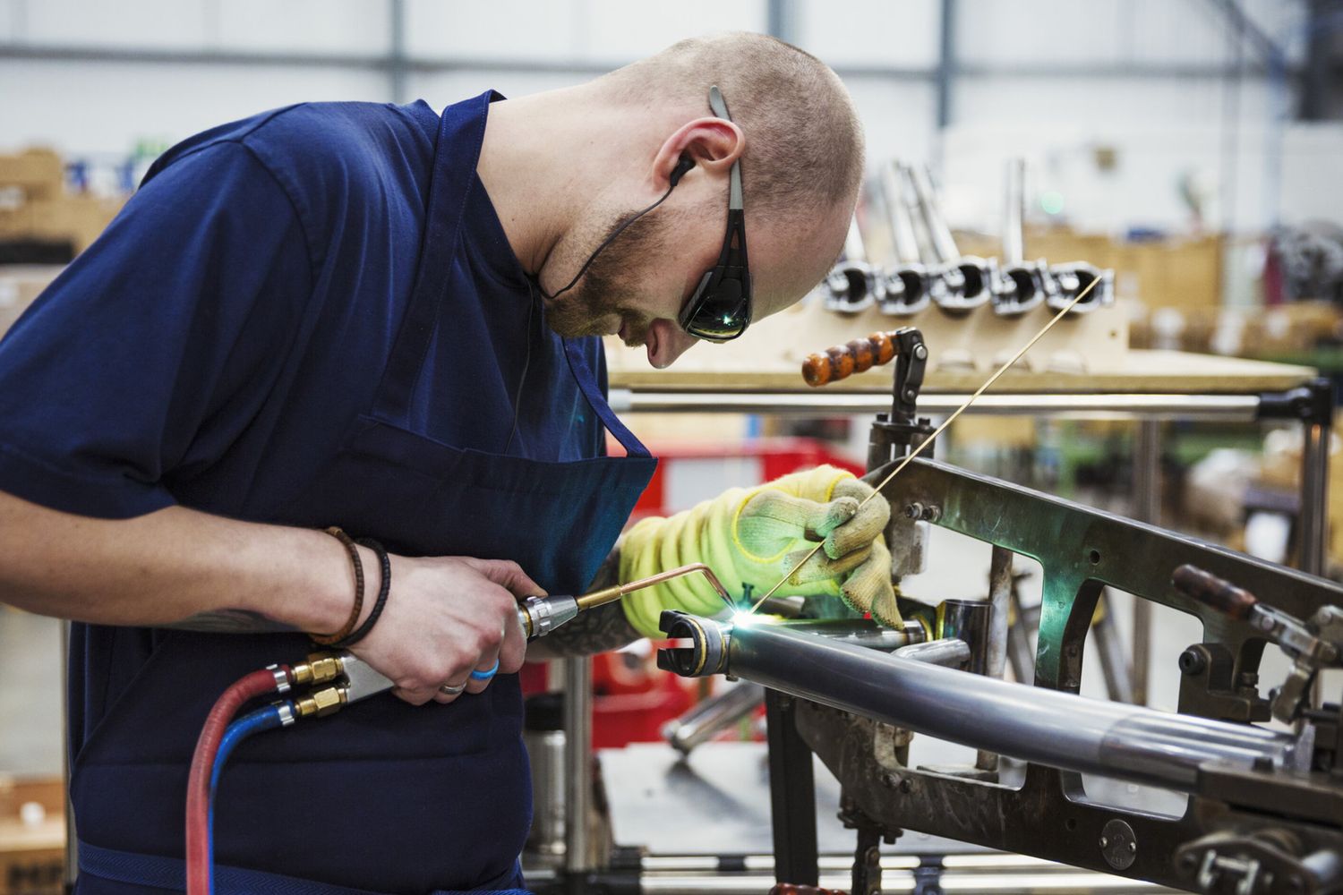 Industria manifatturiera: una fabbrica di bicilette