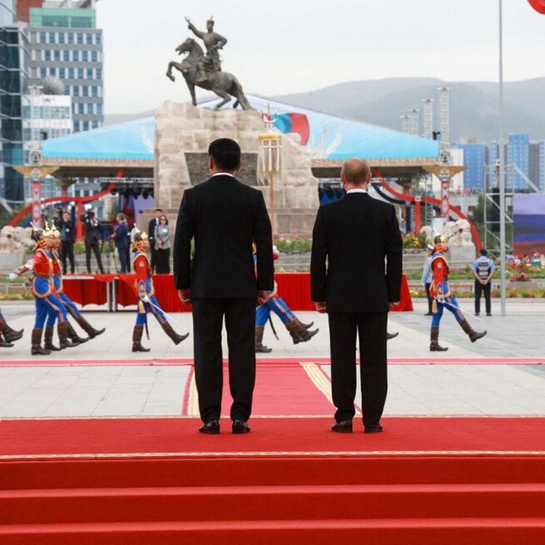 Vladimir Putin in visita ufficiale in Mongolia