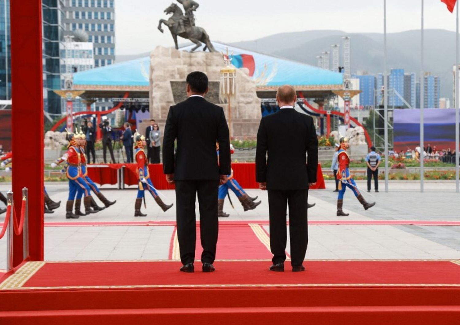 Vladimir Putin in visita ufficiale in Mongolia