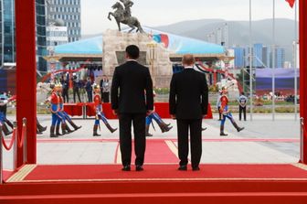 Vladimir Putin in visita ufficiale in Mongolia