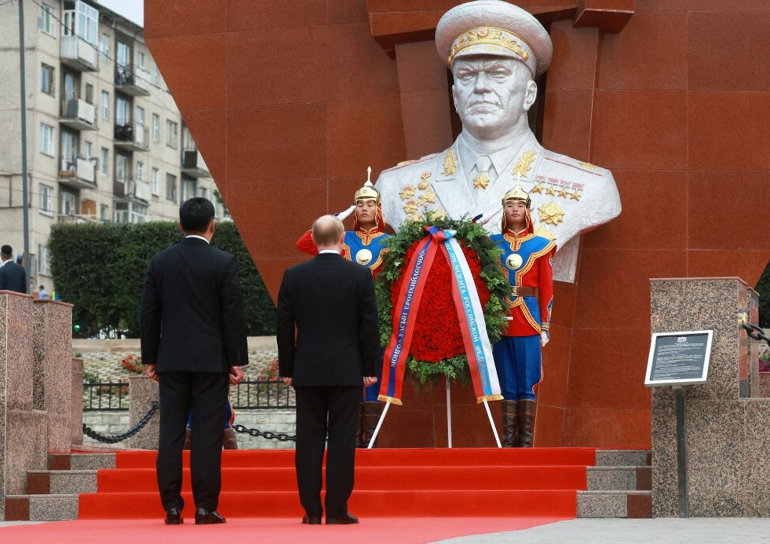 Il presidente Putin in visitiain Mongolia