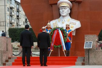 Il presidente Putin in visitiain Mongolia