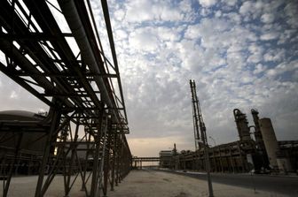 Usine d'aluminium de Maaden, près de la ville de Jubail, Arabie Saudite