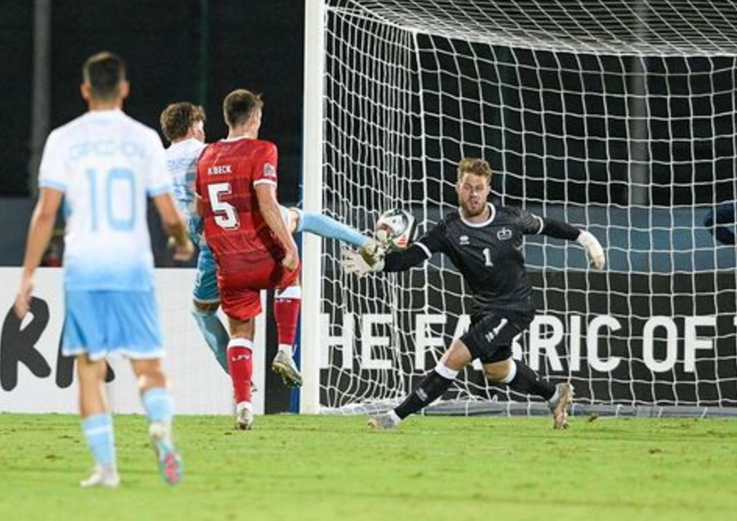 Il gol della vittoria del San Marino sulla nazionale del Liechtenstein