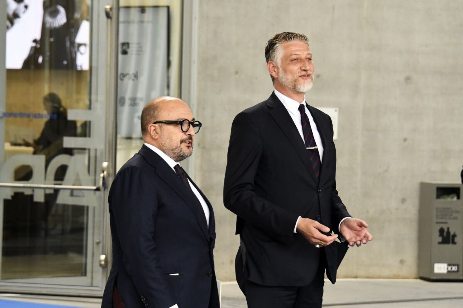 Alessandro Giuli e Gannaro Sangiuliano