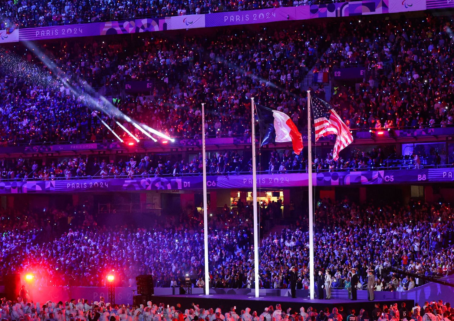 La cerimonia di chiusura delle Olimpiadi di Parigi