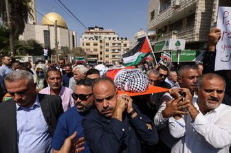 I funerali di Aysenur Ezgi Eygi , l'attivista turco-israeliana uccisa in Cisgiordania