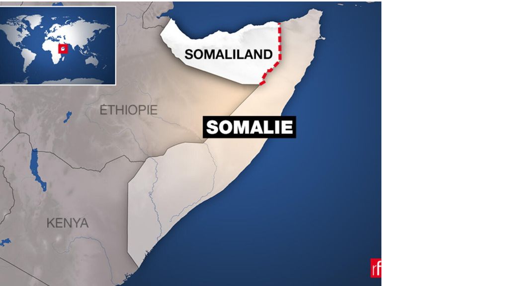 La carte de la Corne d'Afrique, zone de tensions politiques et militaires après l'accord de l'Éthiopie avec le Somaliland sur l'accès à la mer.