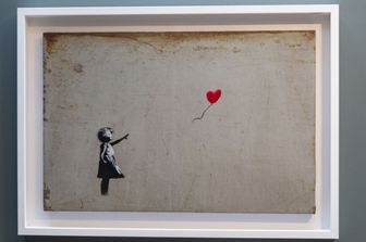 Opera di Banksy sottratta da una galleria a Londra