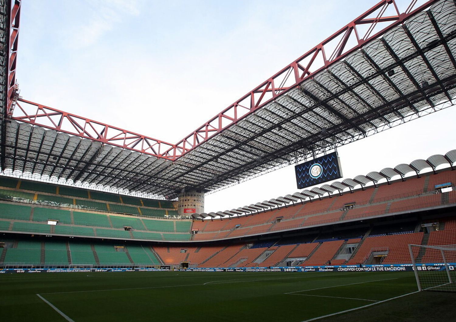 Lo stadio Meazza di San Siro