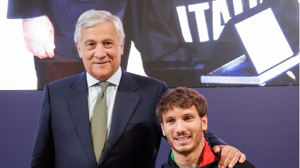 Un moment de la cérémonie de lancement officiel de la Journée du sport italien dans le monde