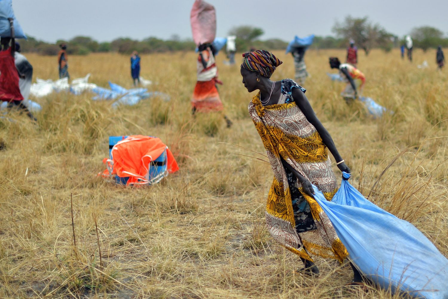Villaggio nel Sud Sudan