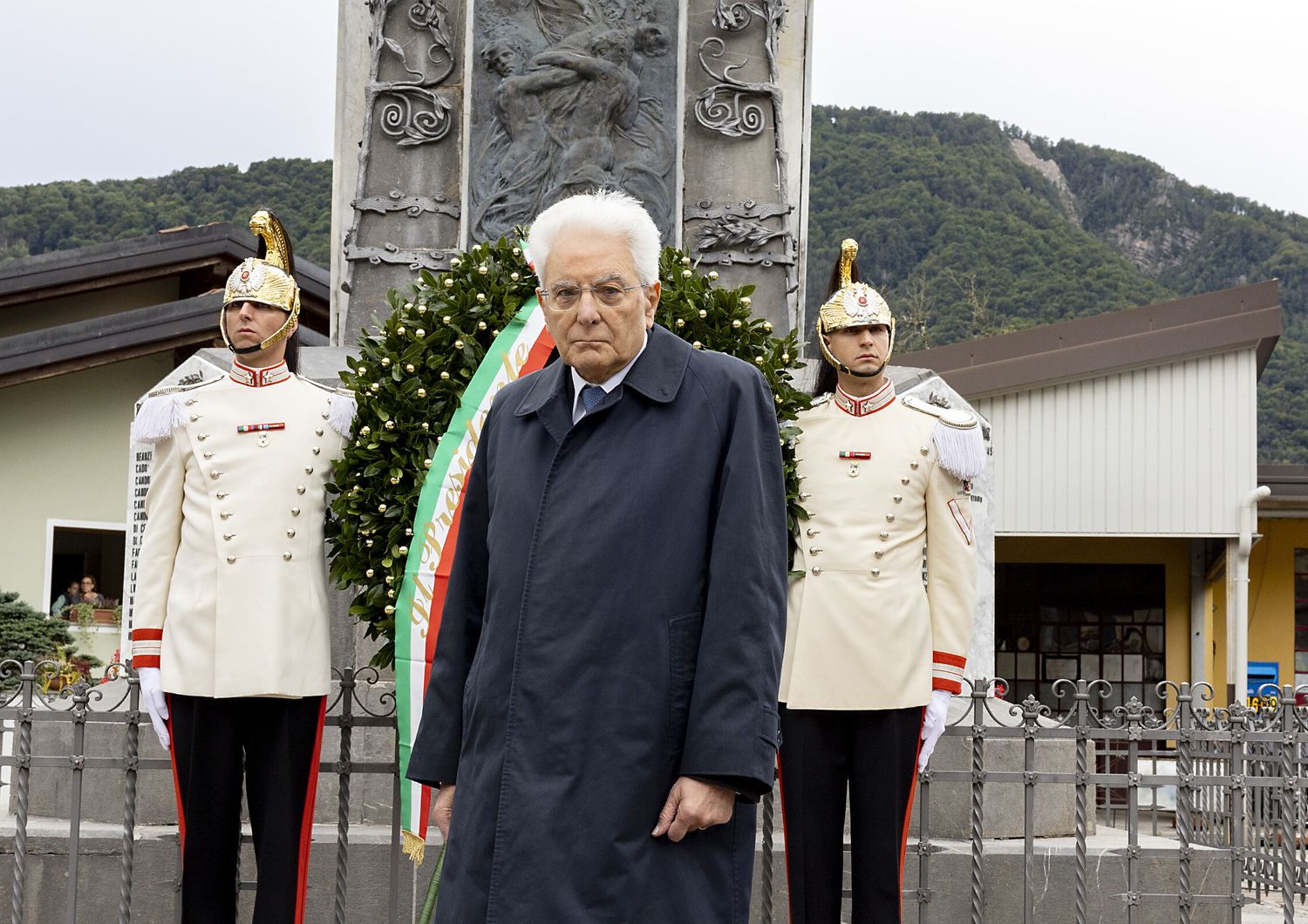 Mattarella Ampezzo cerimonia Zona libera Carnia