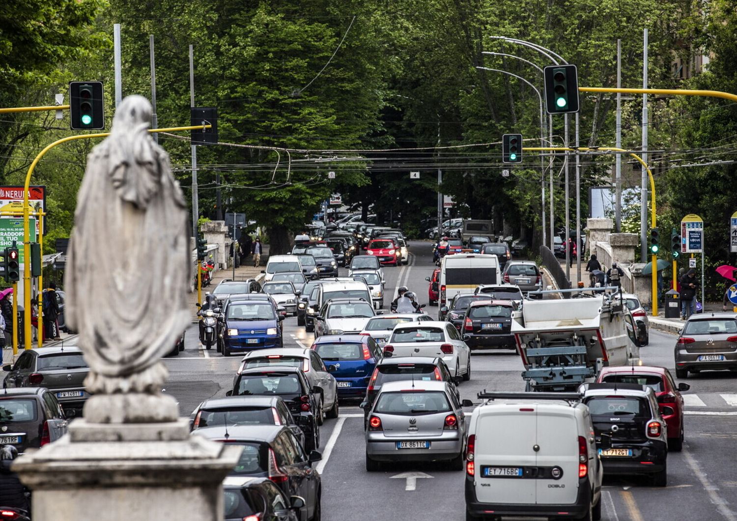 Traffico sulla Nomentana, Roma