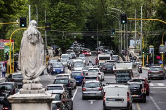 Traffico sulla Nomentana, Roma