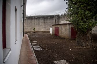 L'interno del carcere minorile di Casal del Marmo, a Roma