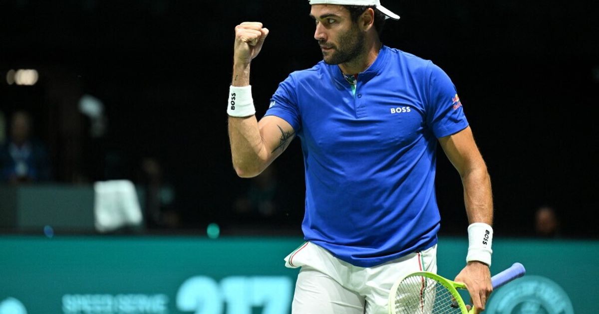 Coppa Davis: Italia Belgio 1 0, Berrettini vince primo incontro di semifinali